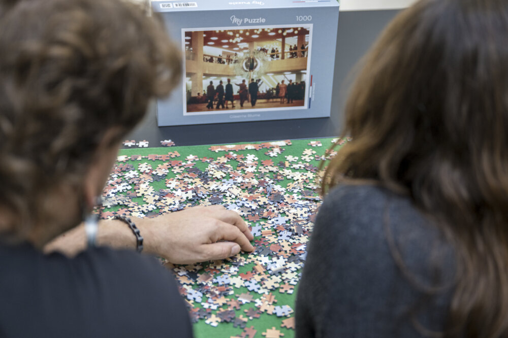 Besuchende beim Thementag 