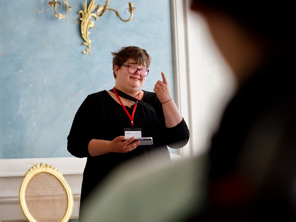 Führung in Leichter Sprache mit Beschäftigten der Oberlin Werkstätten Potsdam