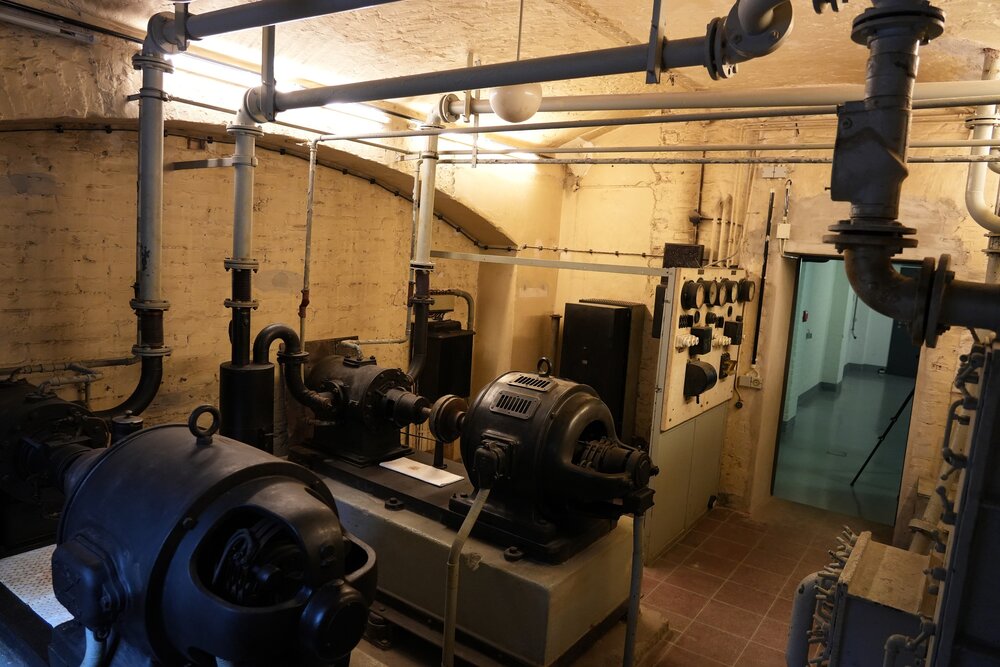 Blick in den Rohrpostkeller