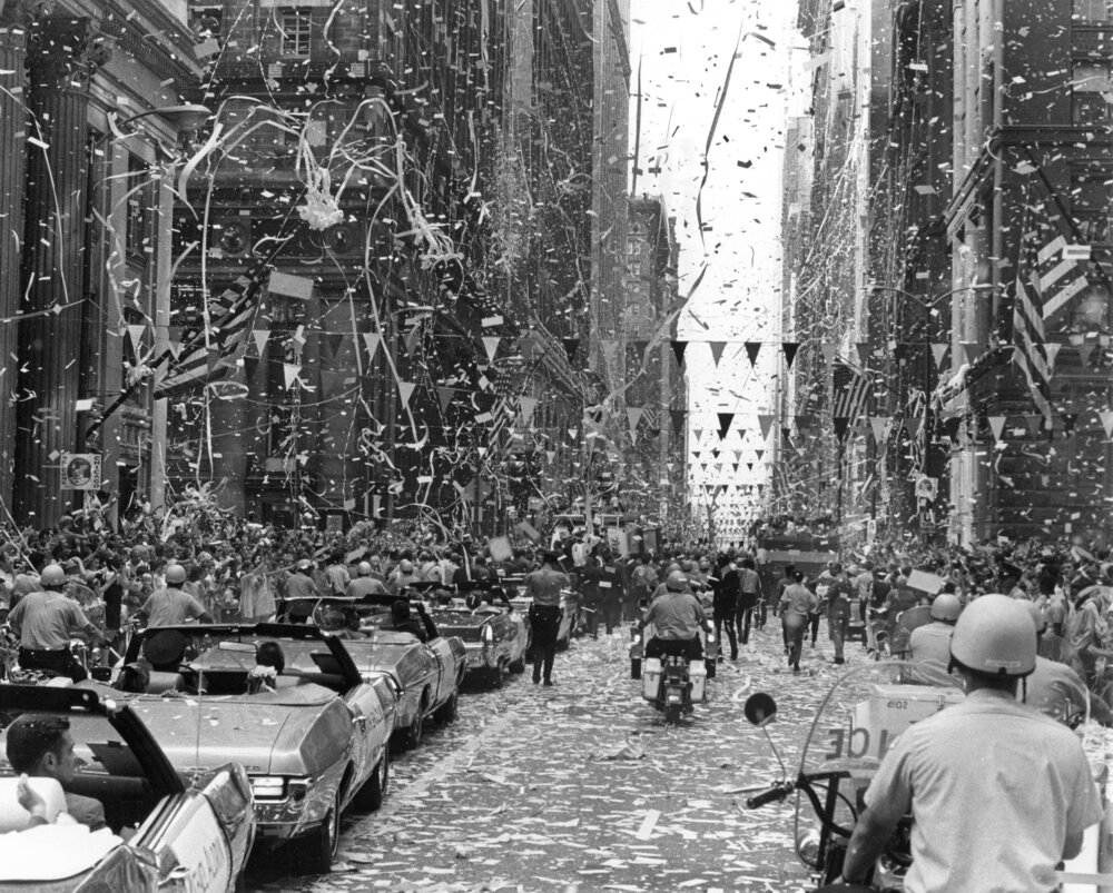 Ticker Tape Parade in Chicago