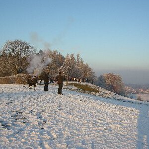 Christkindl-Salut  auf der Ludwigshöhe in Rimsting