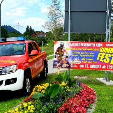 Trad. Sommerfest der Freiw. Feuerwehr Krün