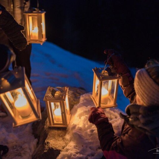 Familien-Laternenwanderung am Malerwinkl-Rundweg am Königssee
