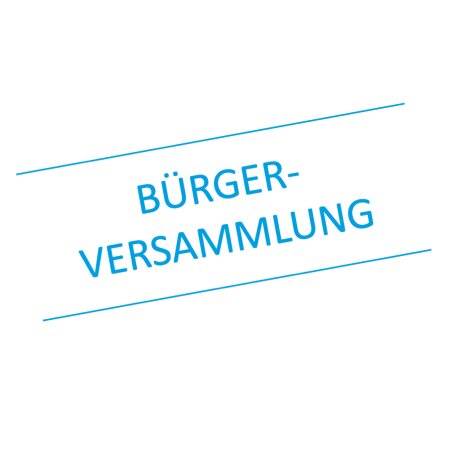 Bürgerversammlung in Thalhausen, Bürgerhaus