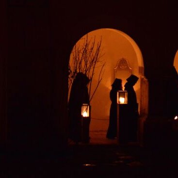 Abendführung im Kerzenlicht