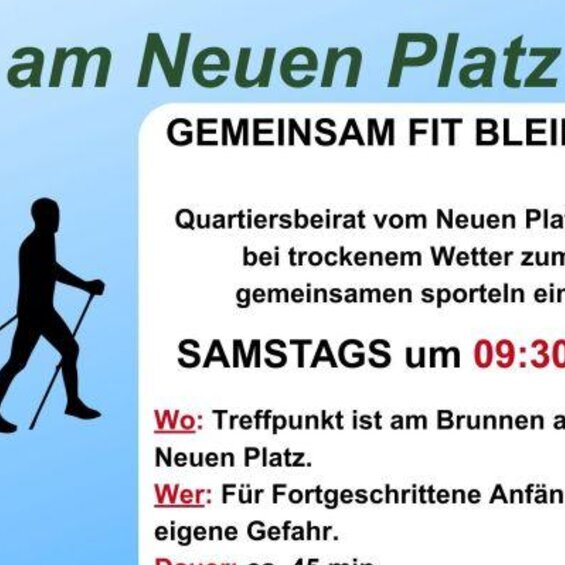 Nordic Walking-Treff am Neuen Platz 