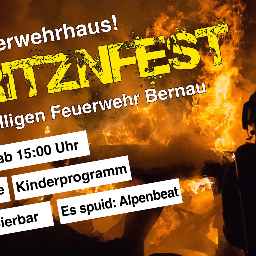 Spritznfest der Feuerwehr Bernau