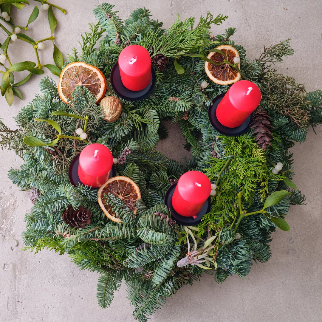 Adventskränze binden