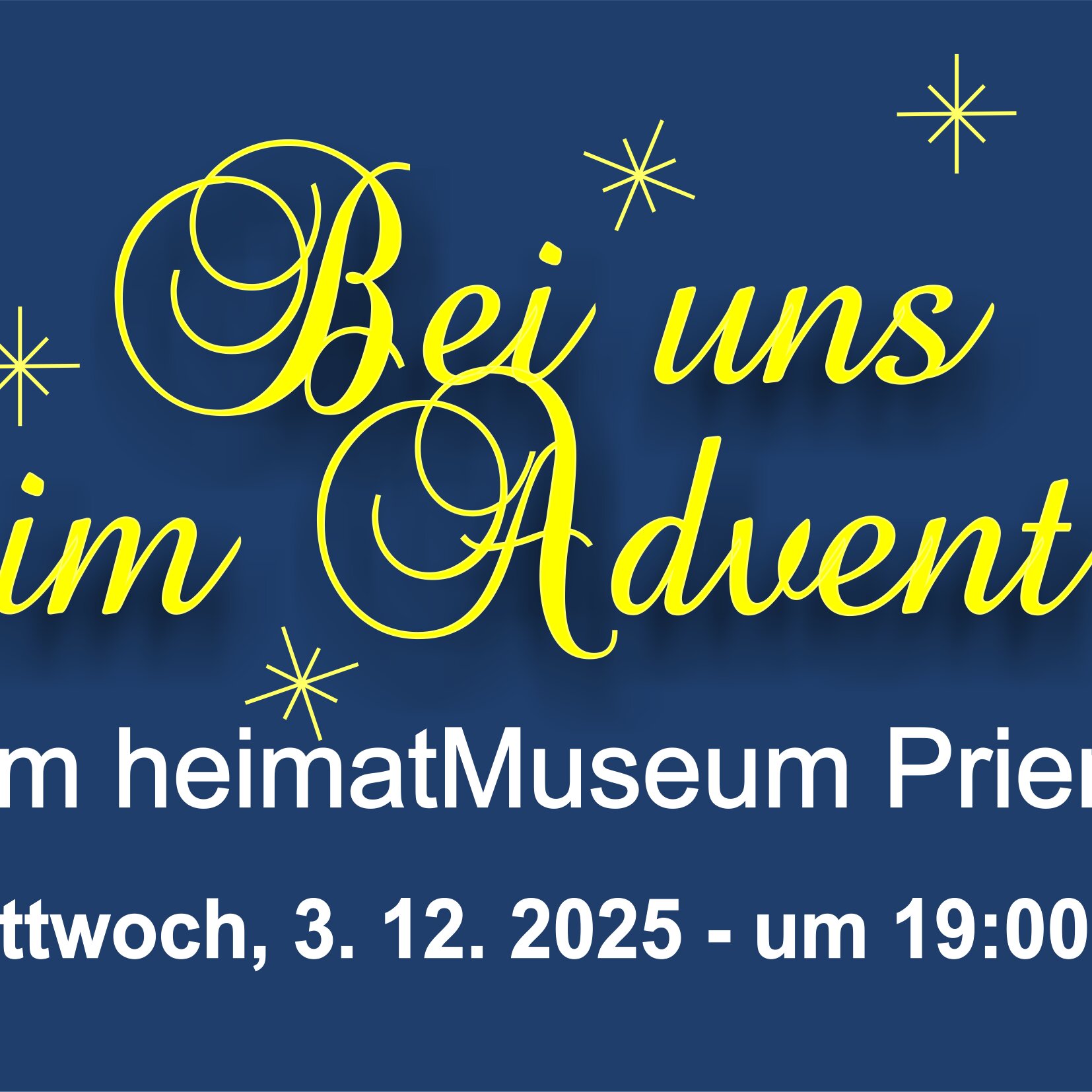 "Bei uns im Advent" - Adventhoagascht Priener Verserlschreiber
