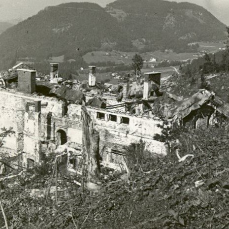 Zerstörung des Obersalzberges