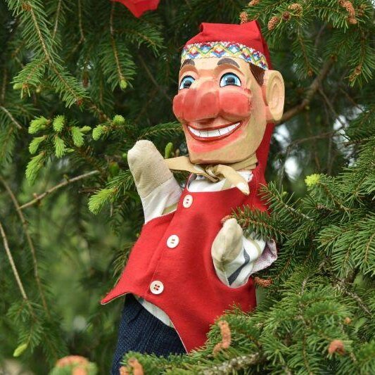 Kasperltheater auf dem Priener Christkindlmarkt