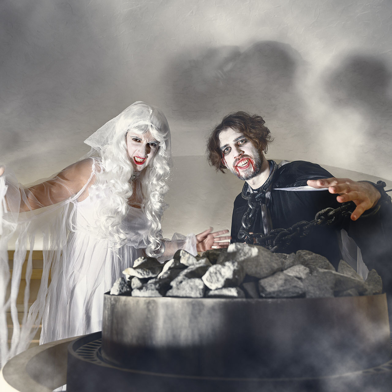 Halloween-Sauna im fresch bis 1.30 Uhr