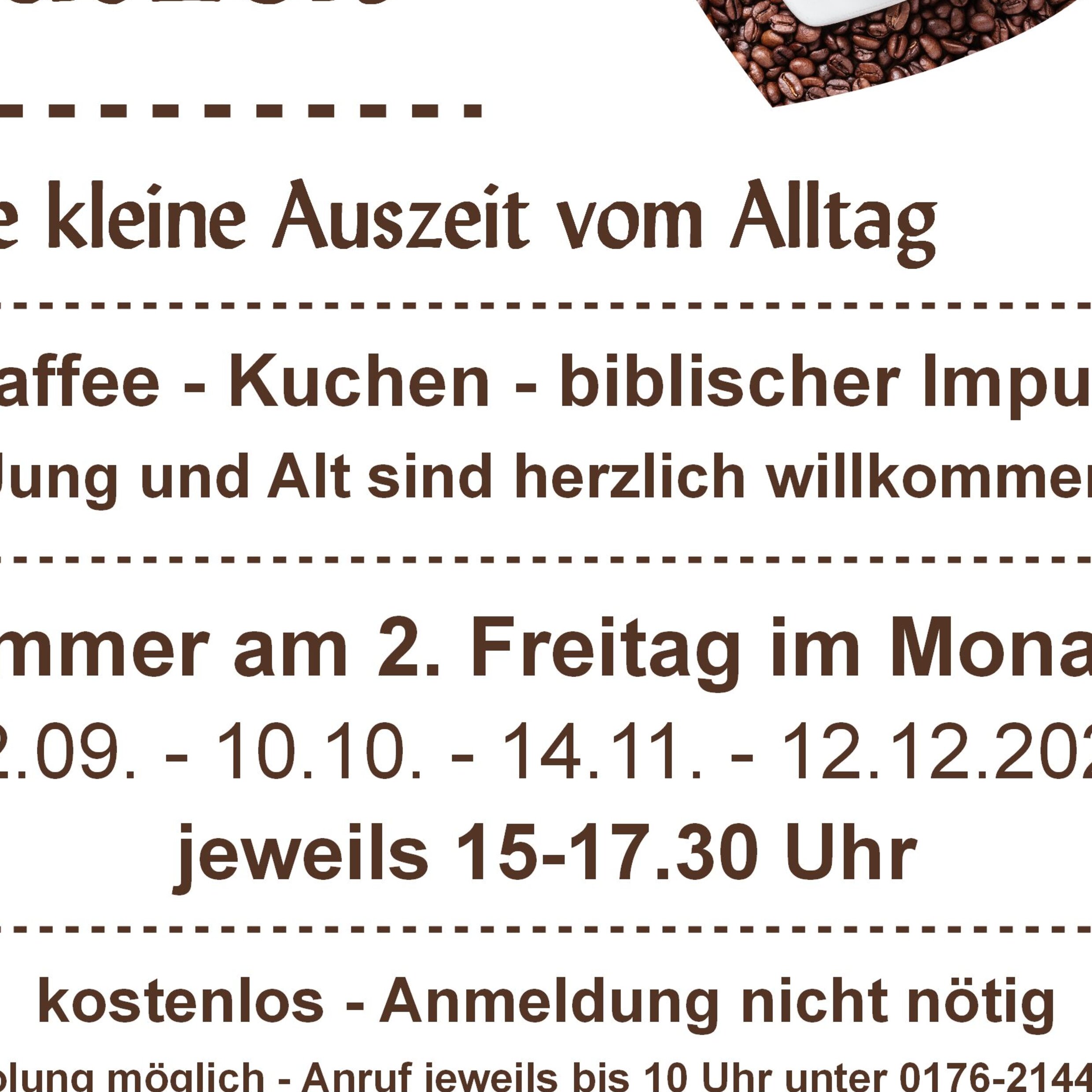 Café Auszeit - eine kleine Auszeit vom Alltag für Jedermann - Abholung möglich