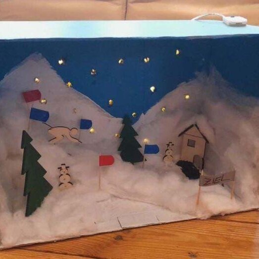 Adventsbasteln mit Kind und Werk im Kinderhaus