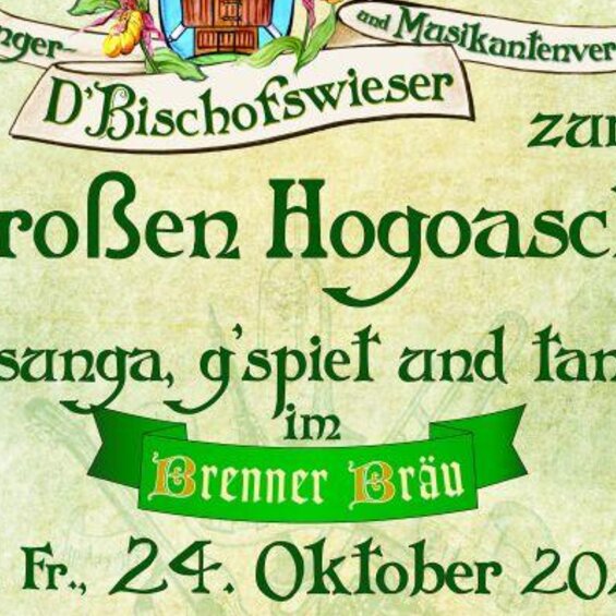 Großer herbstlicher Hogoascht im Gasthof Brenner Bräu