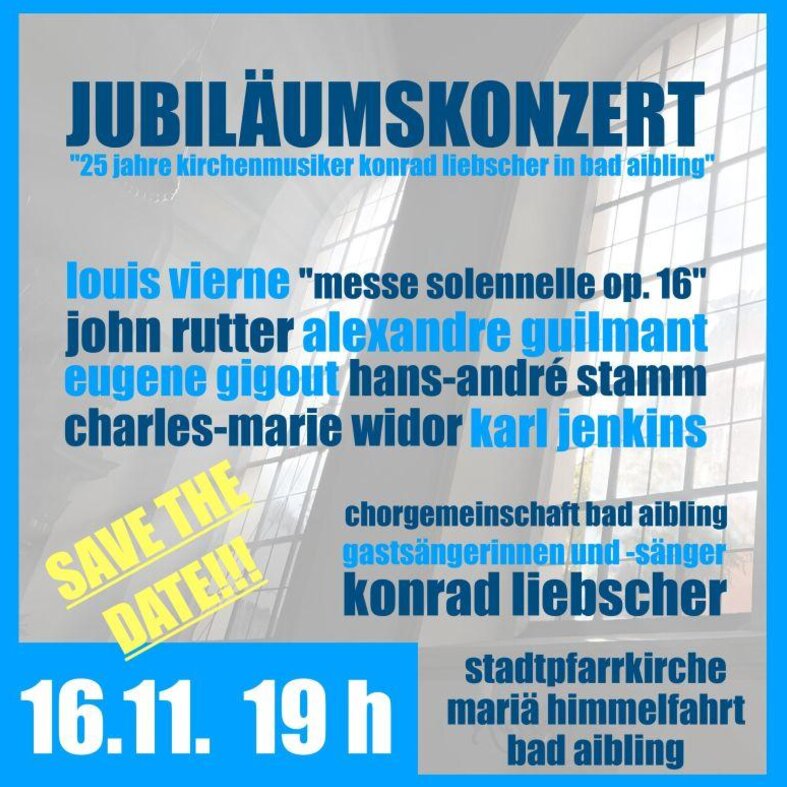  25 Jahre Kirchenmusiker Konrad Liebscher