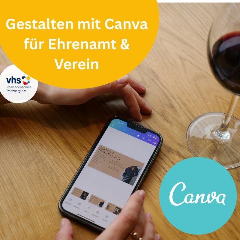 Ehrenamt: Gestalten mit Canva für Vereine und gemeinnützige Institutionen