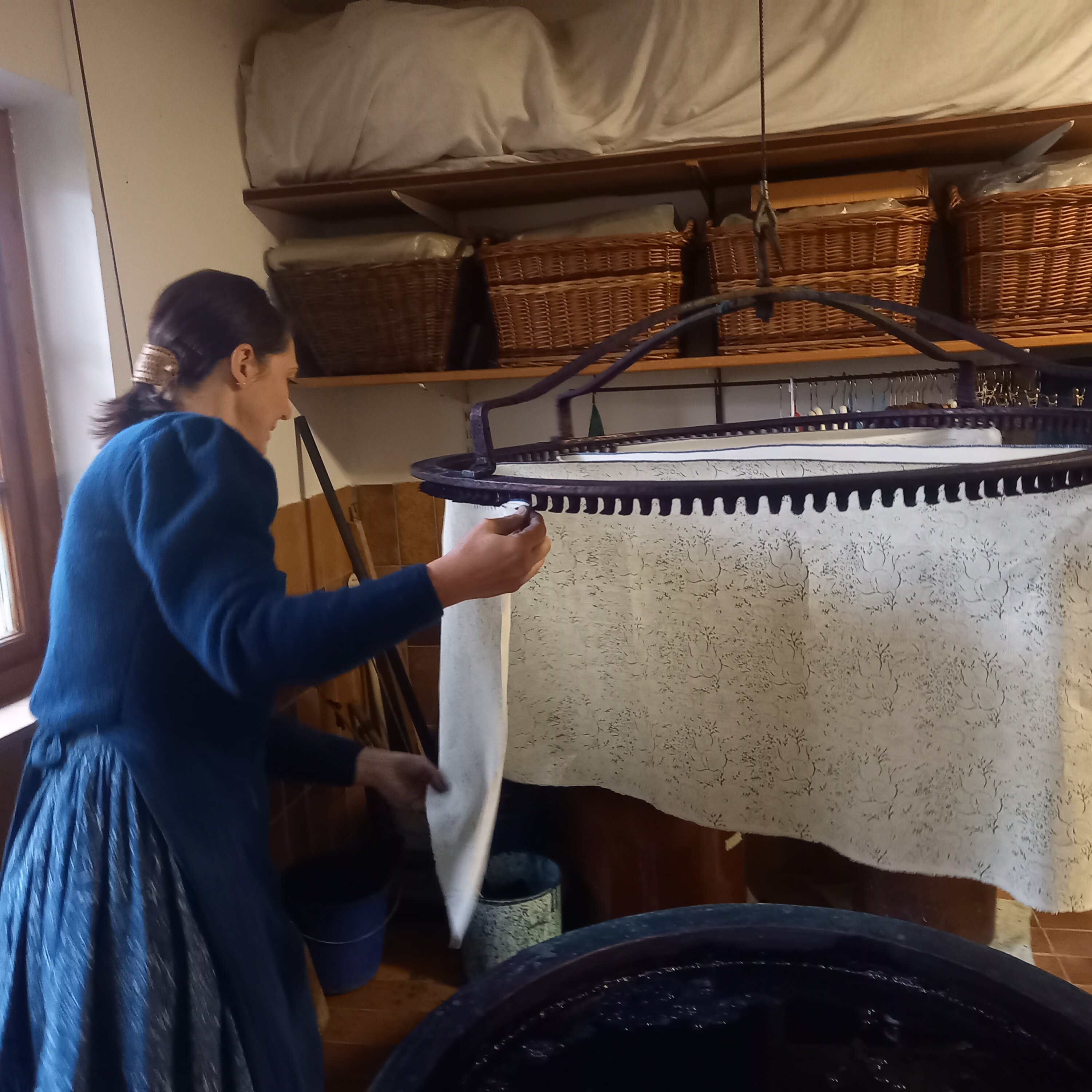 Führung in der Blaudruckerei - ein altes Handwerk in Bad Aibling