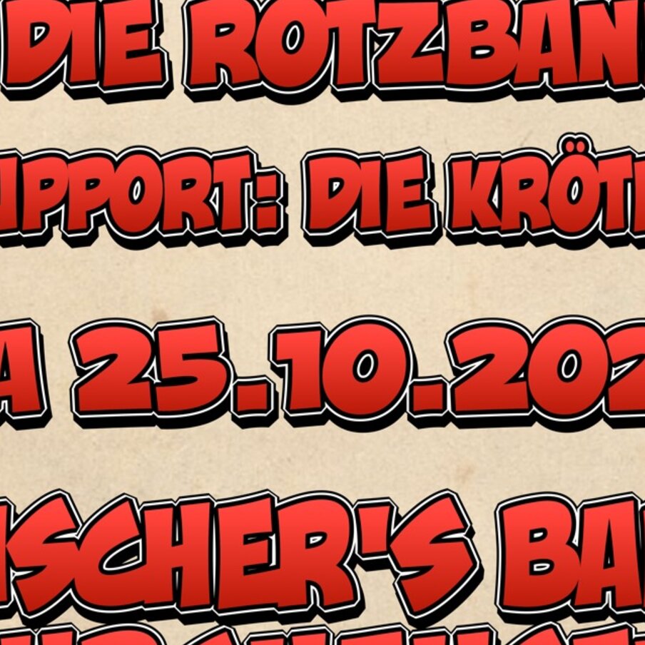 Rotzgruppe Hartmut – 25 Jahr’ am Weibaklo-Tour
