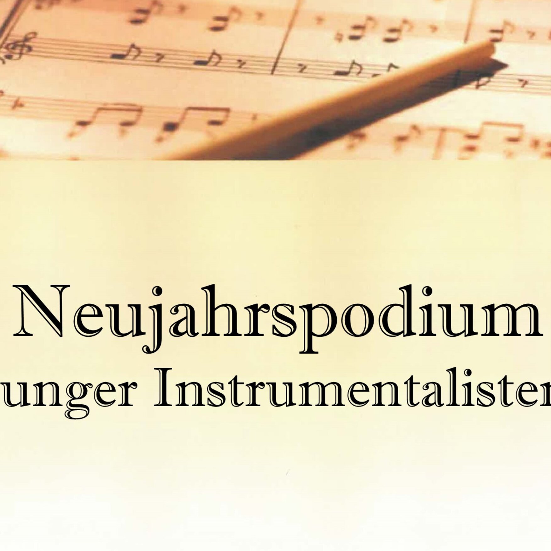 Neujahrspodium