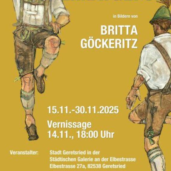 BAYERISCHES HEIMATGEFÜHL in Bildern von Britta Göckeritz in der Städtischen Galerie an der Elbestrasse