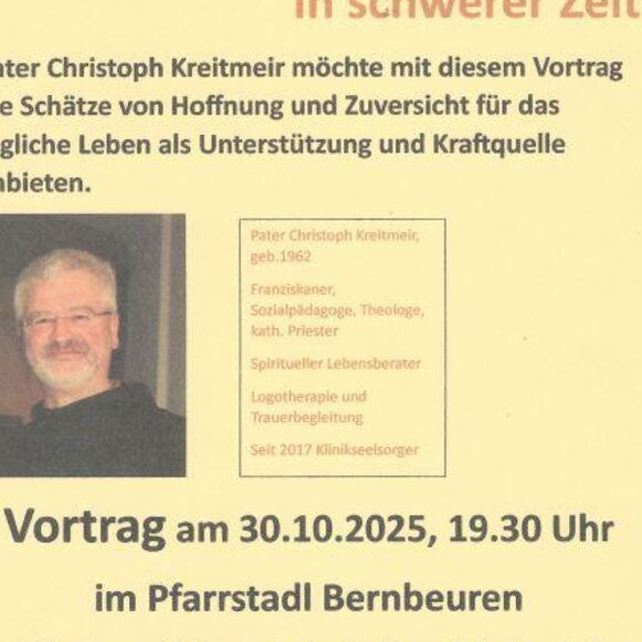 Zuversicht in schweren Zeiten
