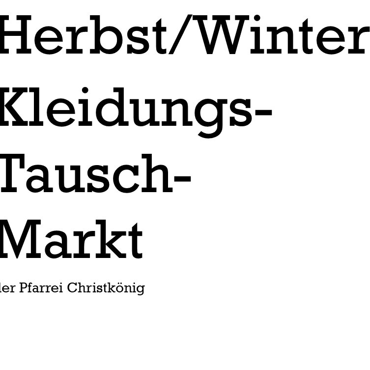Kleidungs-Tausch-Markt