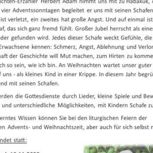 Fortbildung für Kindergottesdienste
