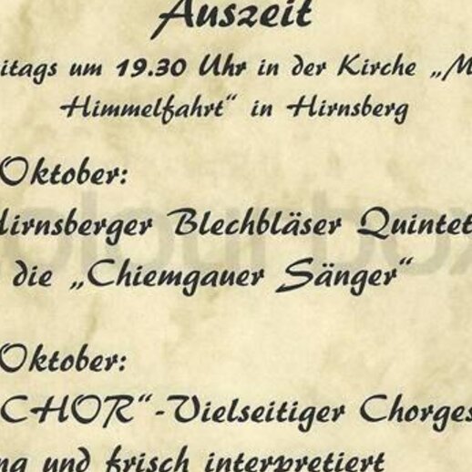 Musik für die Seele - Besinnlich-musikalische Auszeit "Bast Scho"