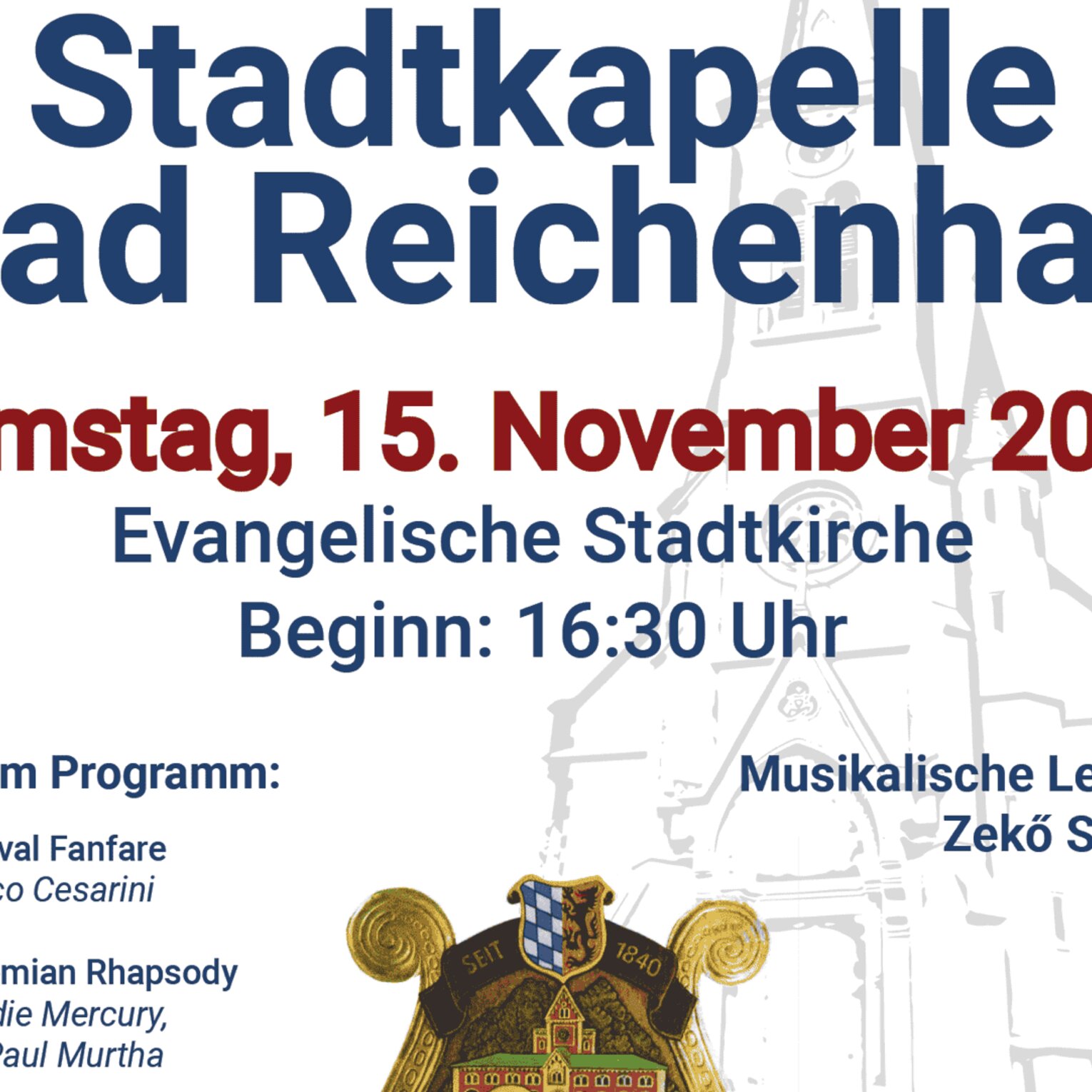 Kirchenkonzert der Stadtkapelle Bad Reichenhall