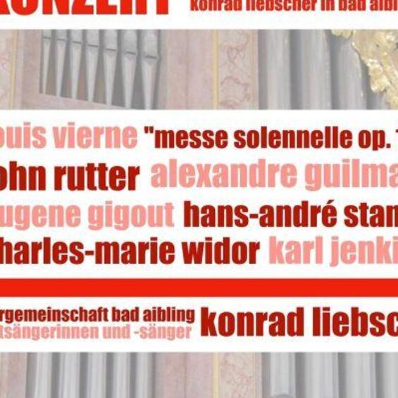  25 Jahre Kirchenmusiker Konrad Liebscher in Bad Aibling