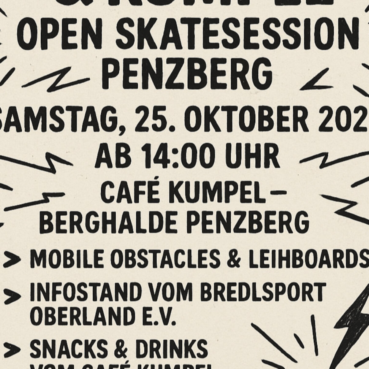 S.K.A.T.E. & KUMPEL - open Skate-Session Penzberg