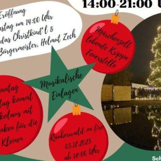 Christkindlmarkt im Räuberwald 06. + 07.12.2025