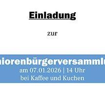 Seniorenbürgerversammlung