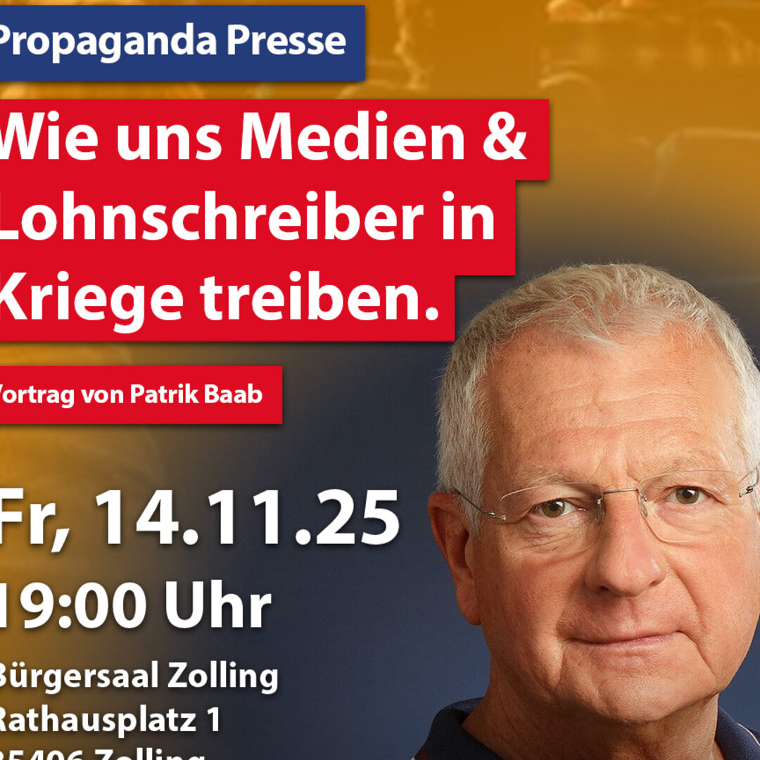 Leitmedien - Wie uns Medien und Lohnschreiber in Kriege treiben mit Patrik Baab