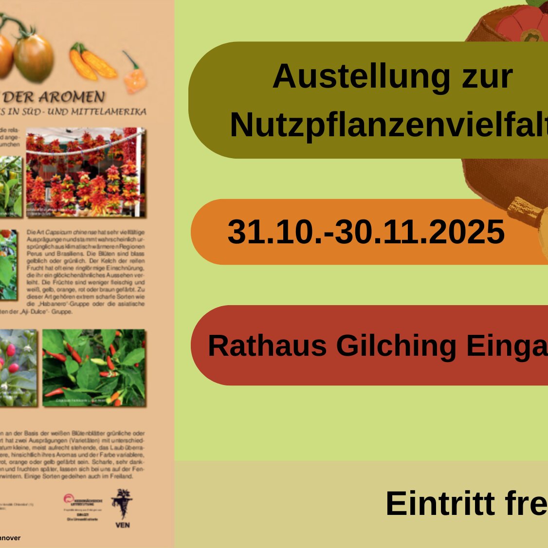 Ausstellung „Nutzpflanzen Vielfalt“
