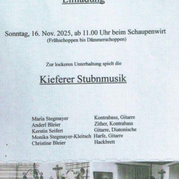 50 Jahre Kieferer Stubnmusik