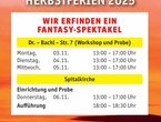 StadtTheater-Workshop in den Herbstferien 2025