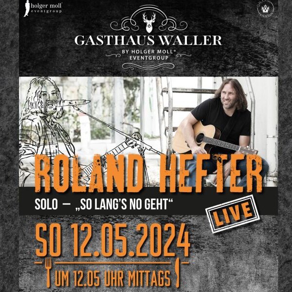 Roland Hefter mit seinem neuen Solo-Programm