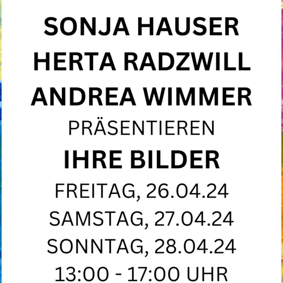 Herta Radzwill, Sonja Hauser und Andrea Wimmer: "Mut zur Leichtigkeit"