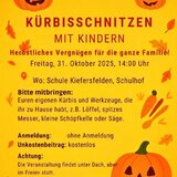 Kürbisschnitzen mit Kindern