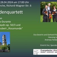 Konzert mit dem Kaskadenquartett Kassel