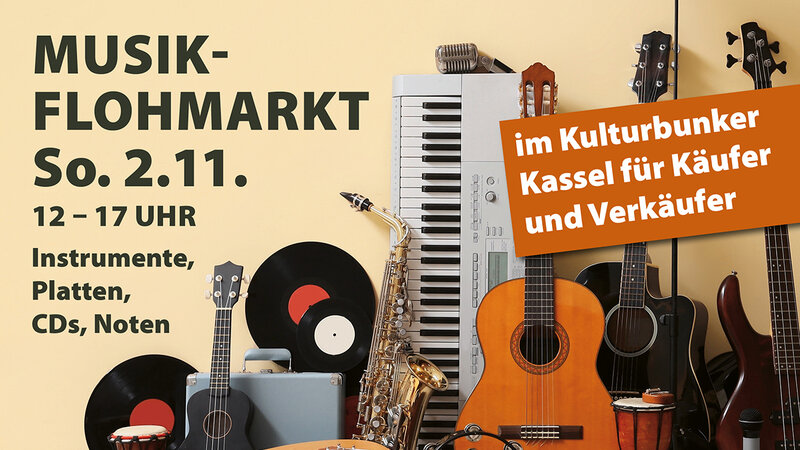Musik-Flohmarkt im Kulturbunker Kassel