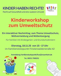 Kinderworkshop zum Umweltschutz