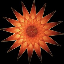 Fenstersterne falten Weihnachtlicher Bastelworkshop für Groß und Klein