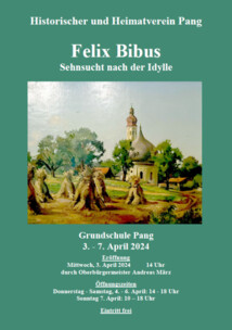Ausstellung über den Maler Felix Bibus