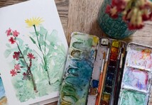 Bunte Blumenbilder - Atelierkurs mit Aquarell